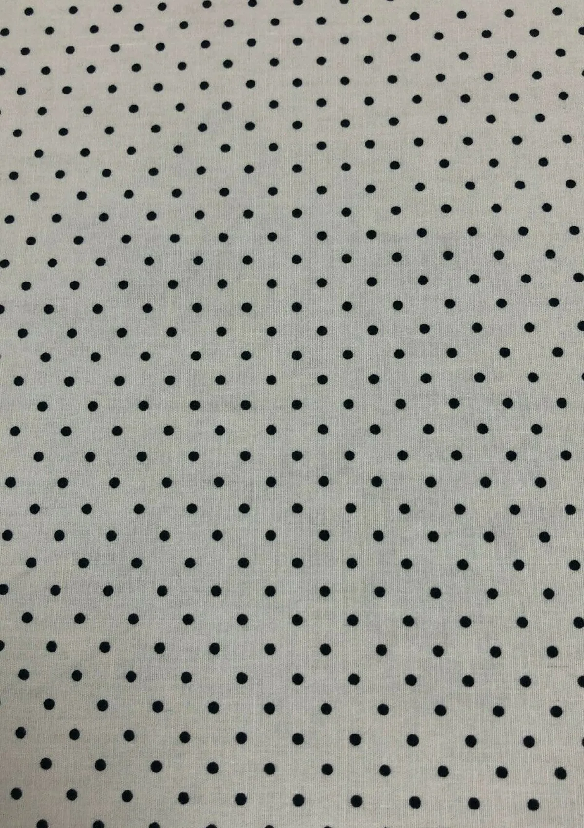 100% 45" Craft Cotton Poplin Print Mini Polka Dots 3mm Contrast D#48
