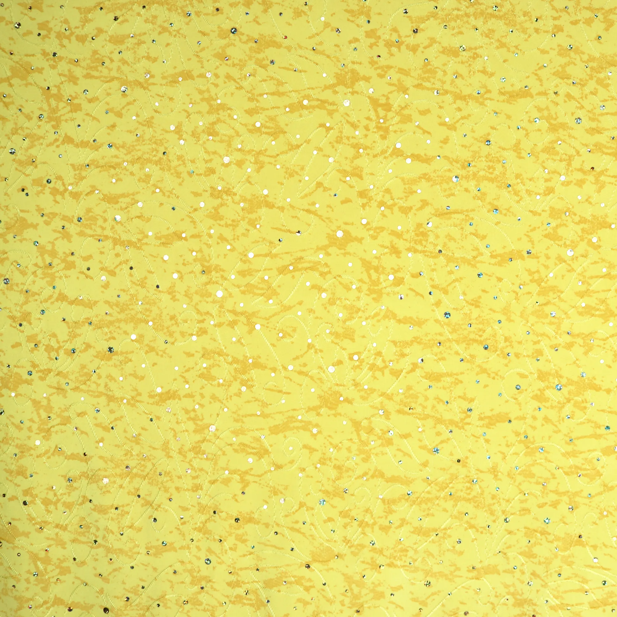 58-60" 2-color Speckled Design Polyester Single Spandex Knit Jacquard Fabric with Spangles by the Yard