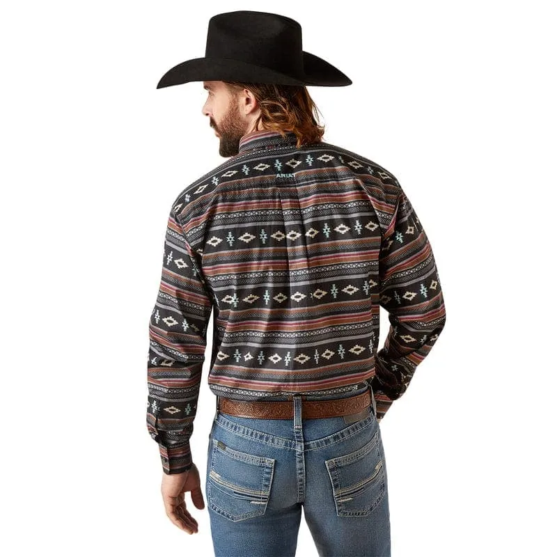 Ariat Men's Noland Black Classic Fit Shirt