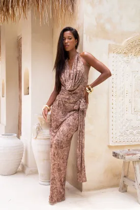 Aurora Mesh Dress Animal Print