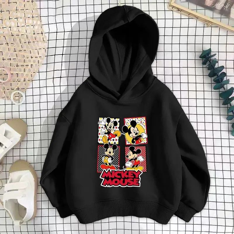 Baby Disney hoodies Cartoon Long sleeved Boys and Girls Fashion Spring and Autumn Children's Korean Edition Round Neck Sweater