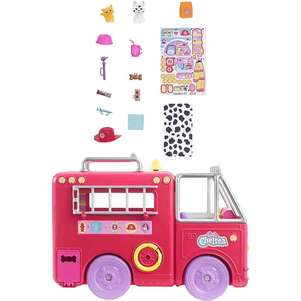 Barbie Chelsea Fire Truck Playset