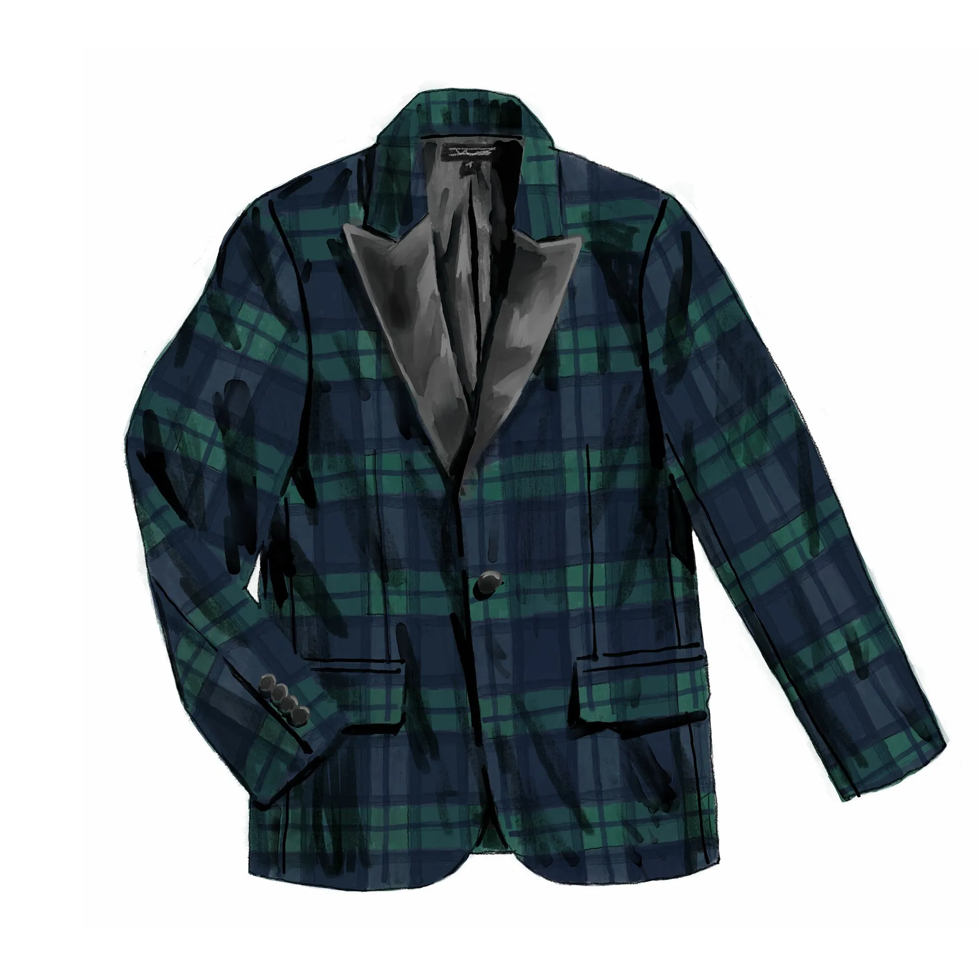 Blackwatch Tuxedo Jacket