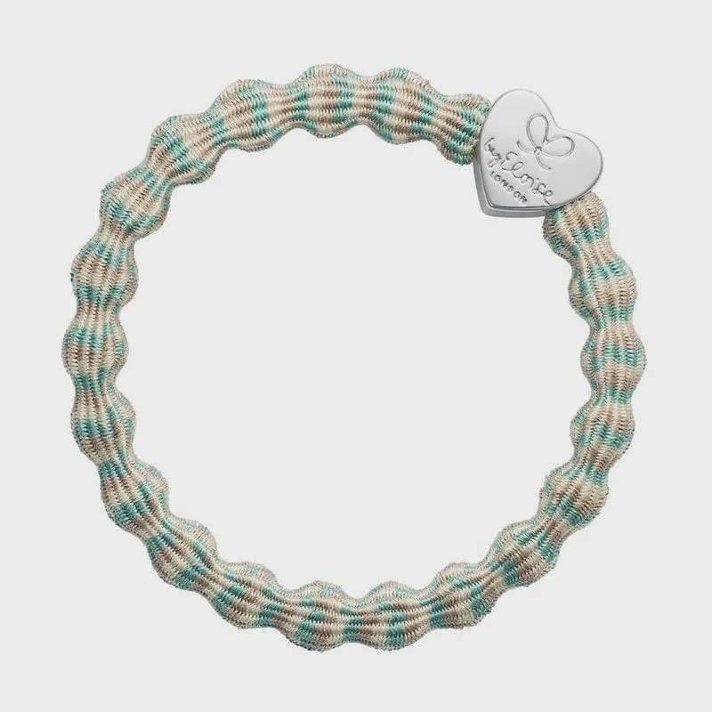 By Eloise Bangle Band | Metallic Silver Heart Maldives