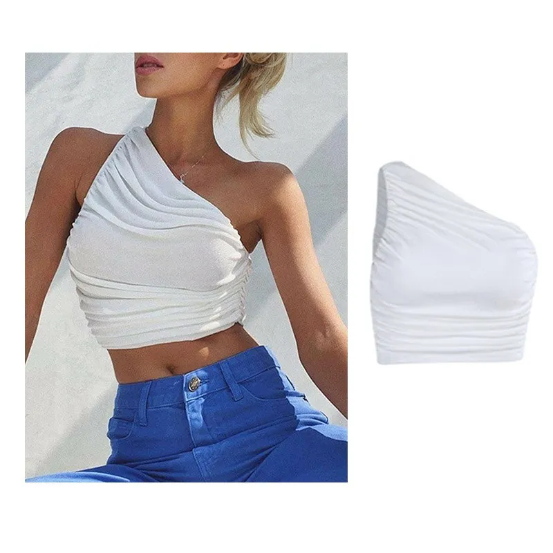 DressBetty - Backless Sleeveless Spaghetti Strap Halter Camis