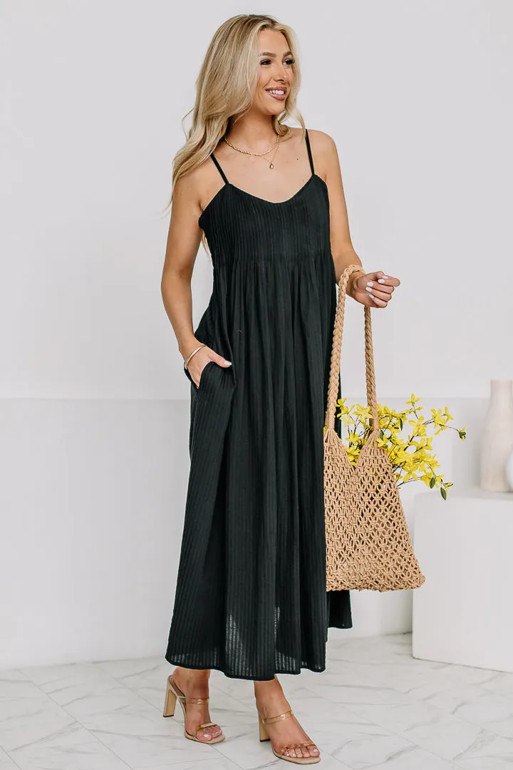 Found Myself Spaghetti Strap Midi Dress
