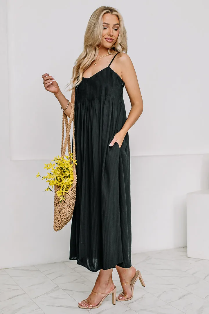 Found Myself Spaghetti Strap Midi Dress