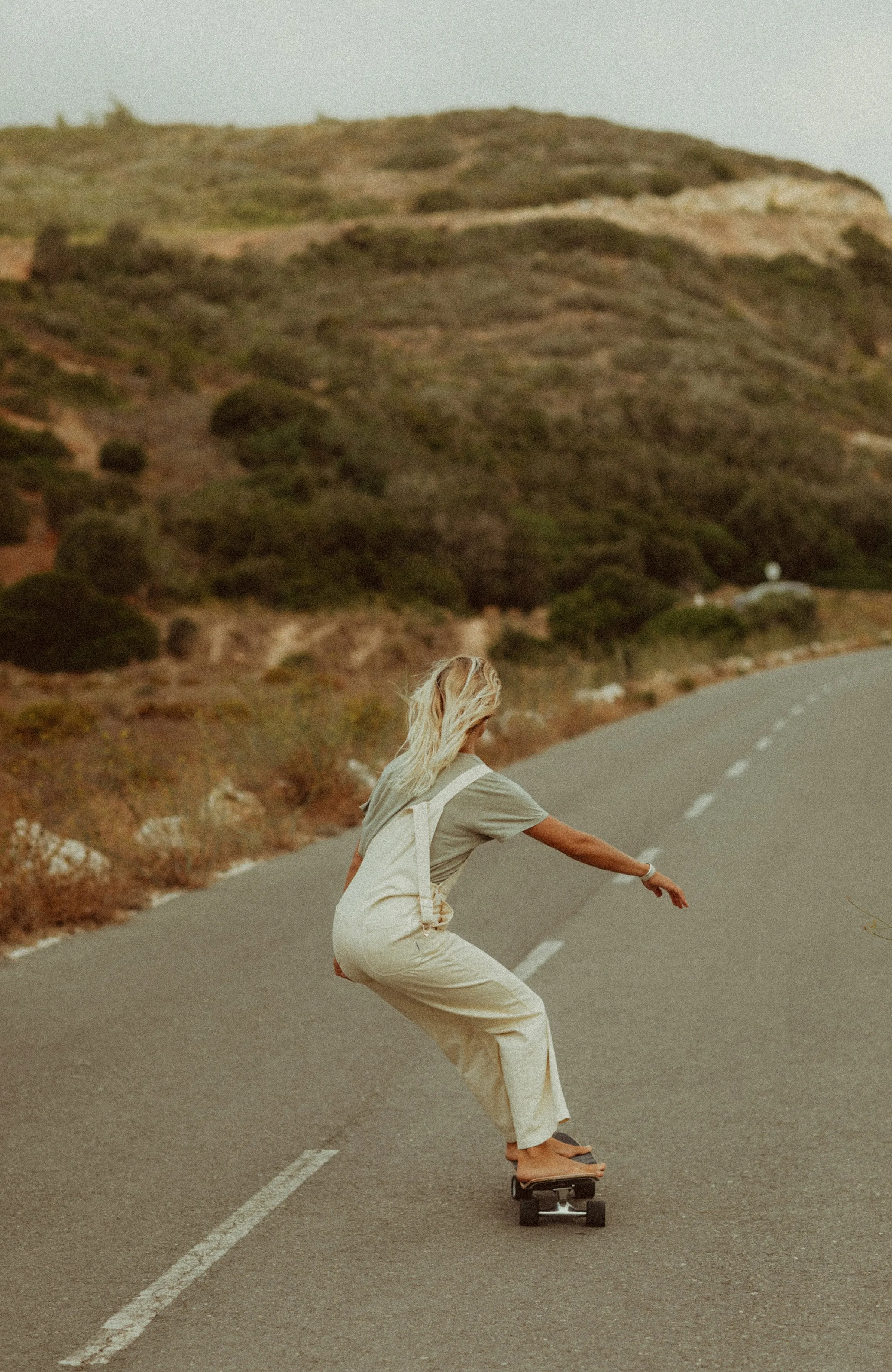 Koa Twill Dungarees | Bleached Sand