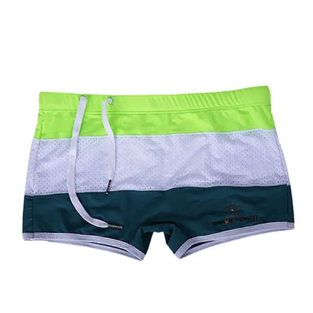 Mens Swimwear Beach Board Shorts Patchwrok