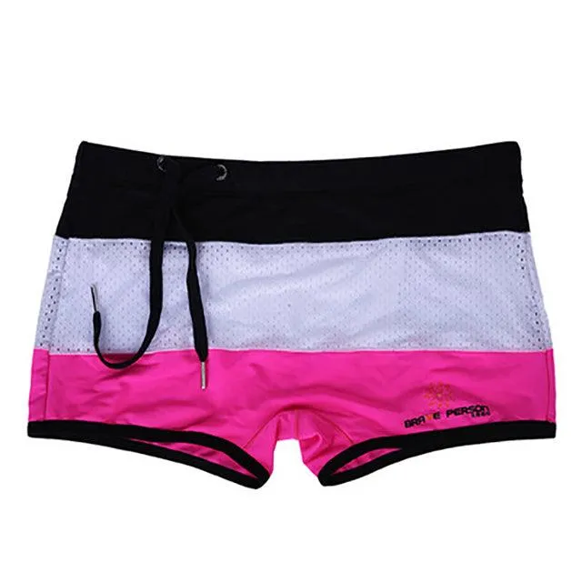 Mens Swimwear Beach Board Shorts Patchwrok