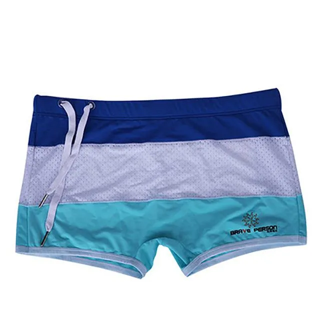 Mens Swimwear Beach Board Shorts Patchwrok