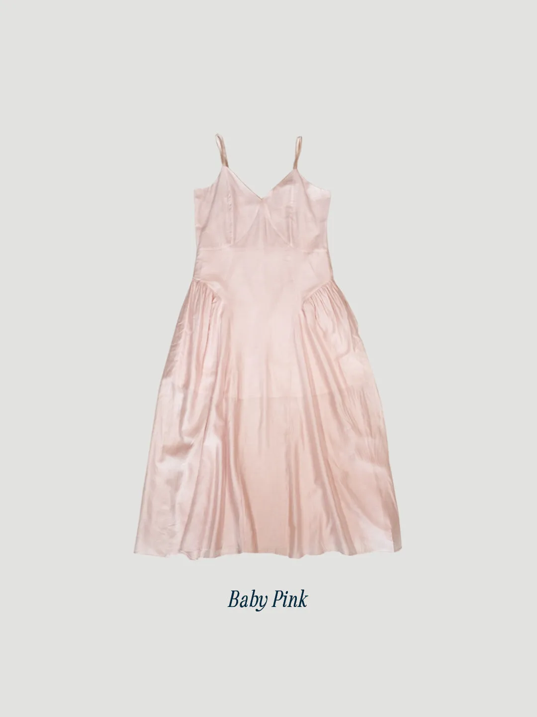 Midnight Talks Silky Long Dress