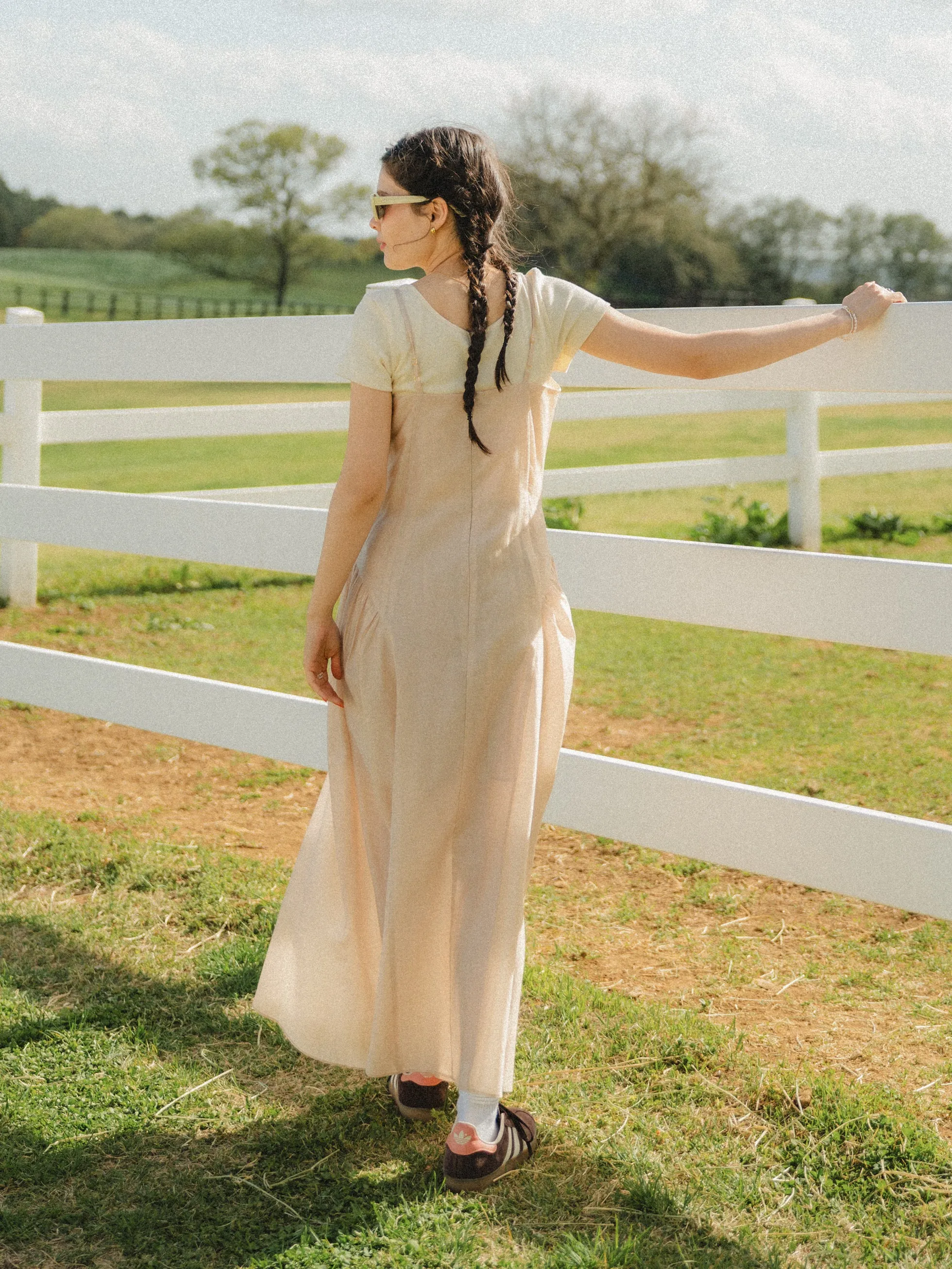 Midnight Talks Silky Long Dress