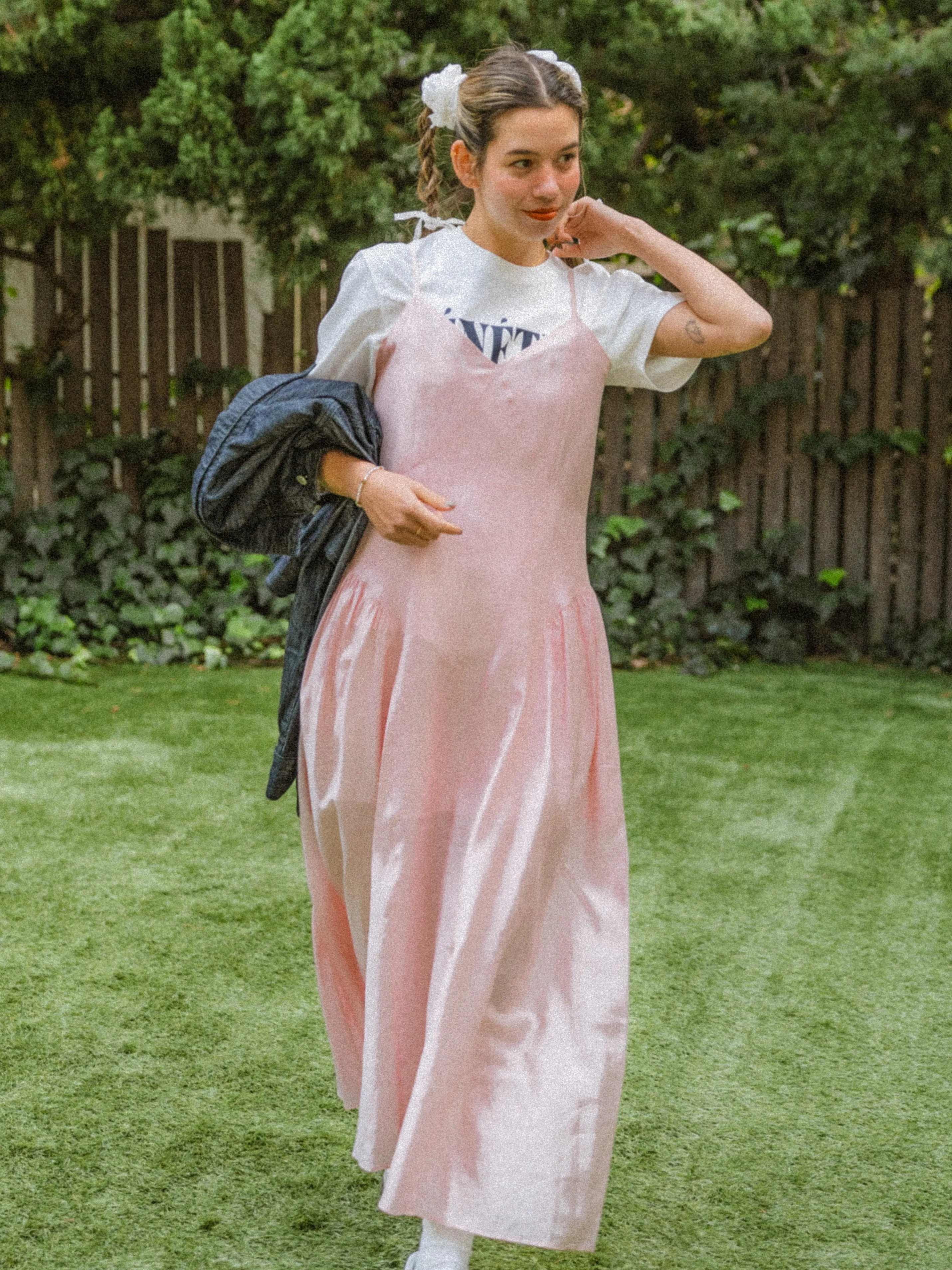 Midnight Talks Silky Long Dress