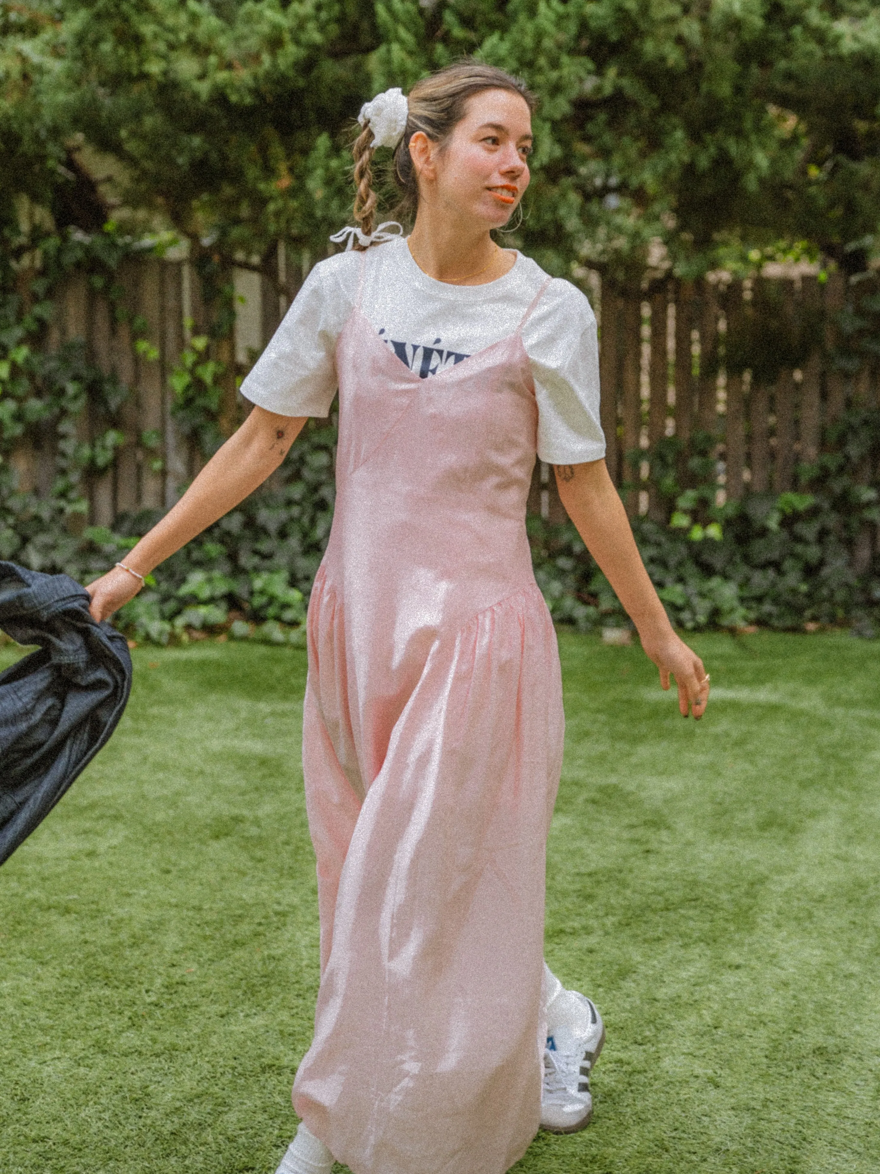 Midnight Talks Silky Long Dress
