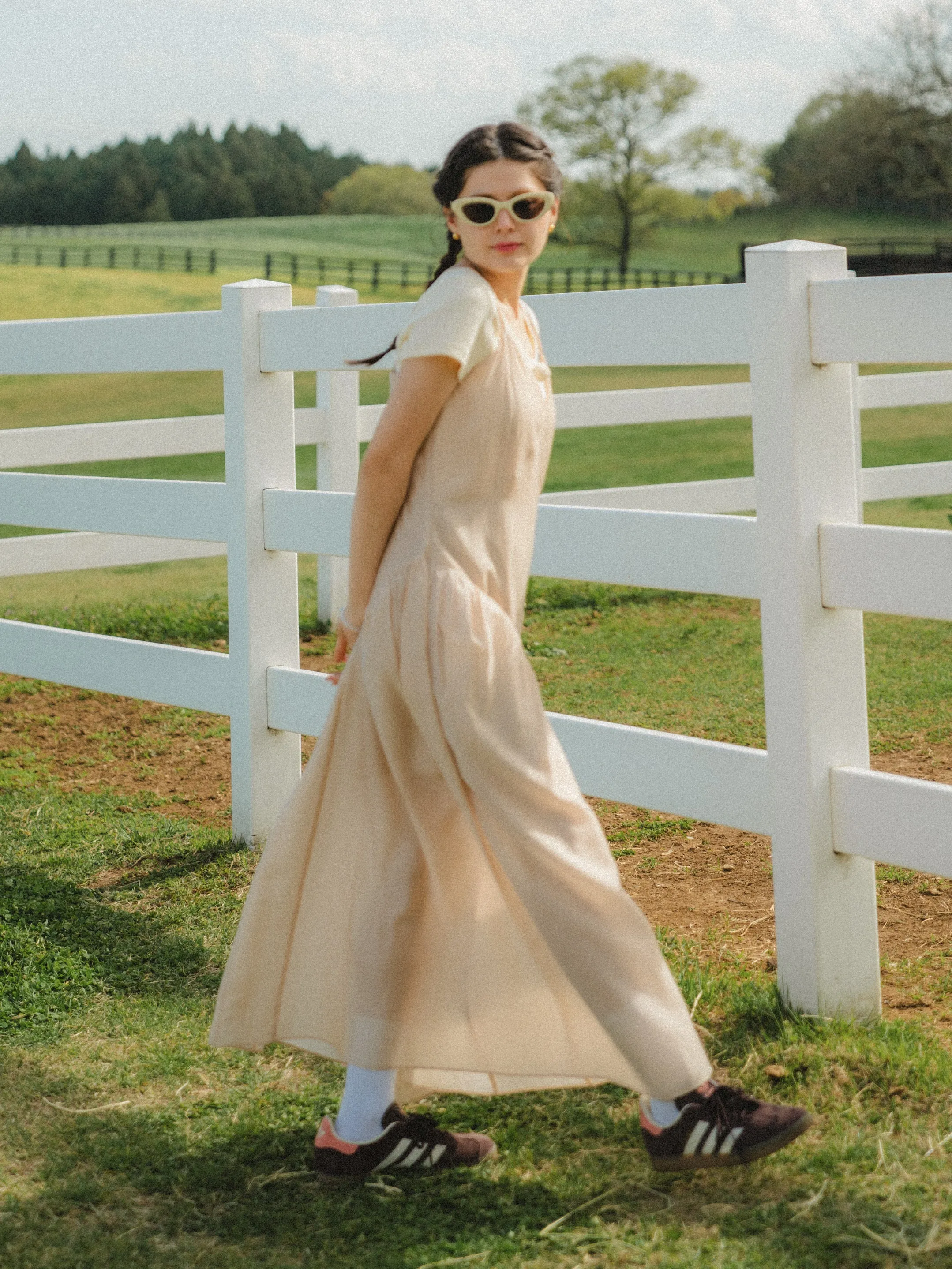 Midnight Talks Silky Long Dress