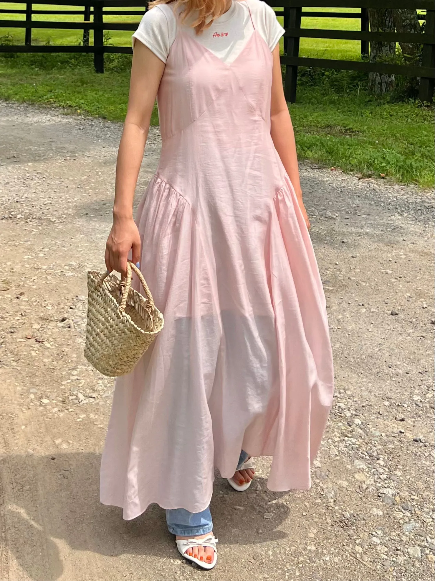 Midnight Talks Silky Long Dress