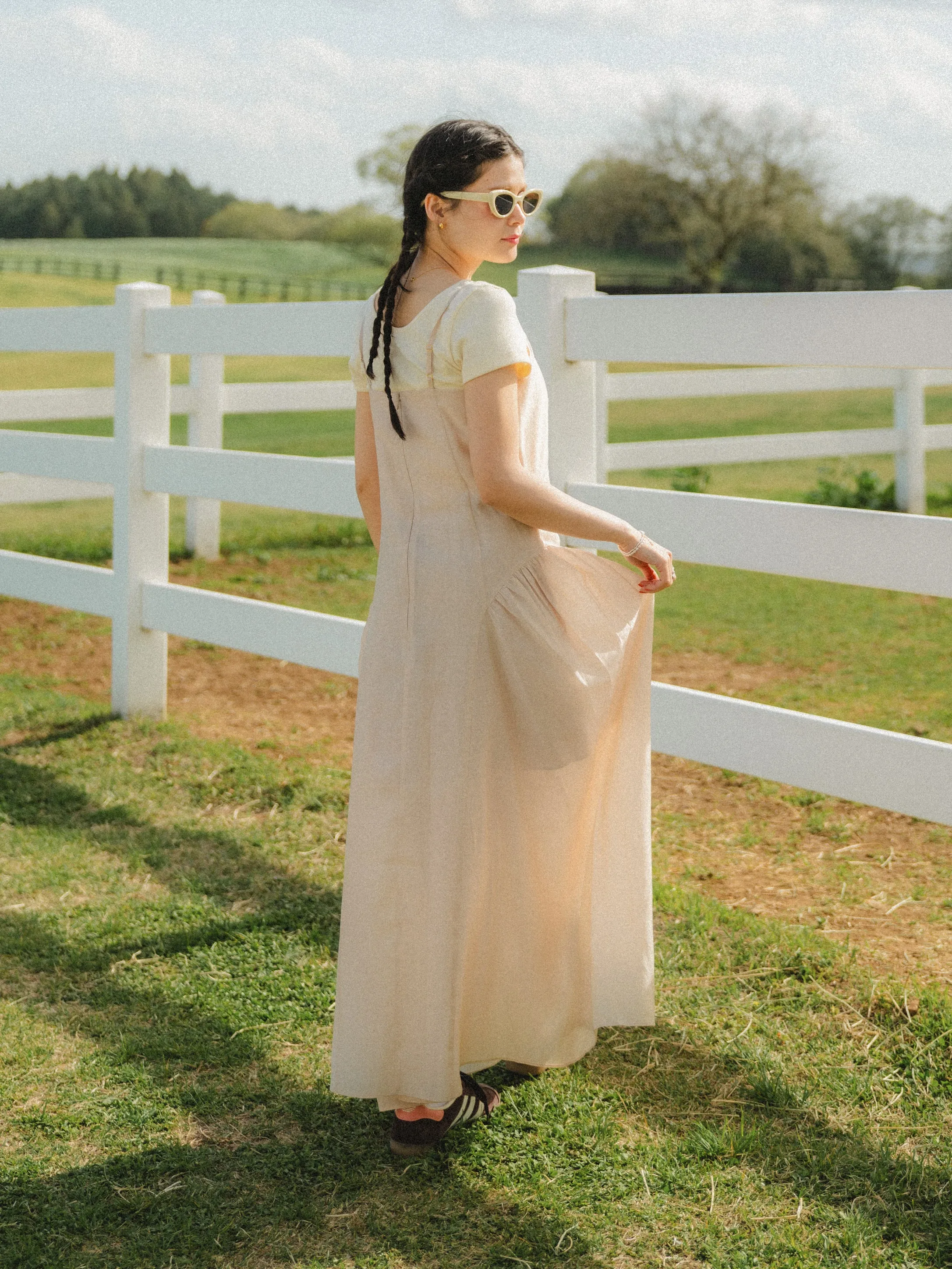 Midnight Talks Silky Long Dress