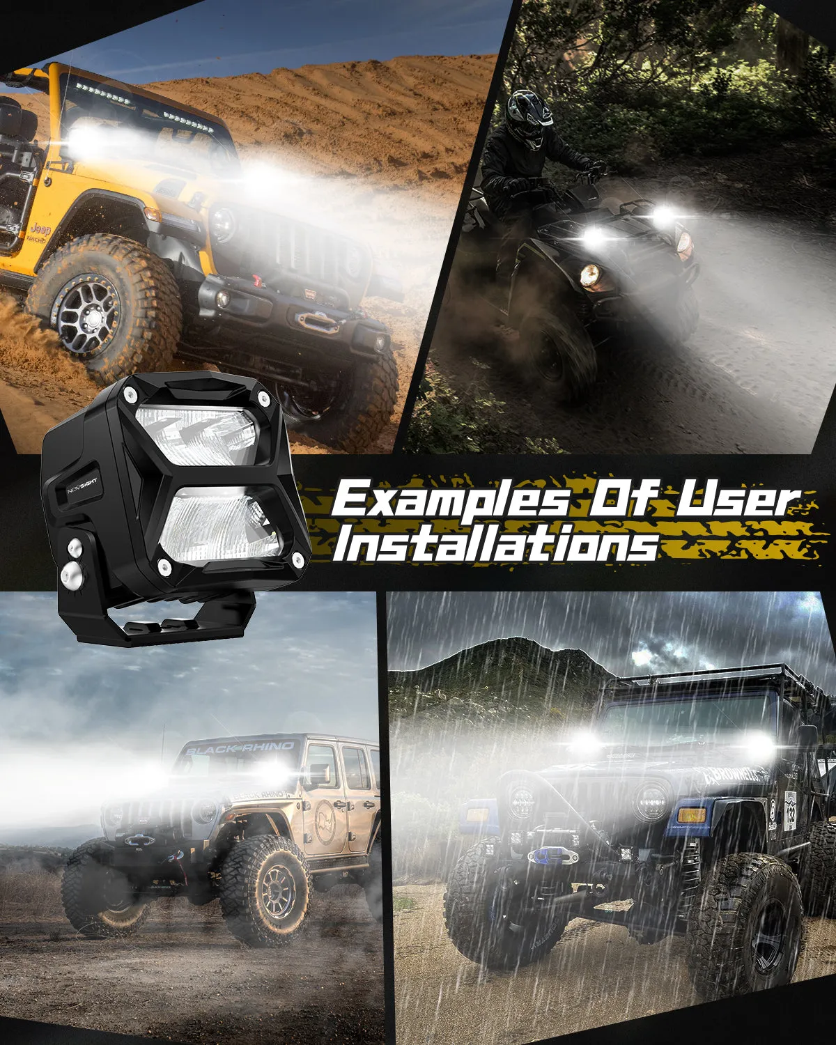 Rock Series | 4-inch LED Pod Lights