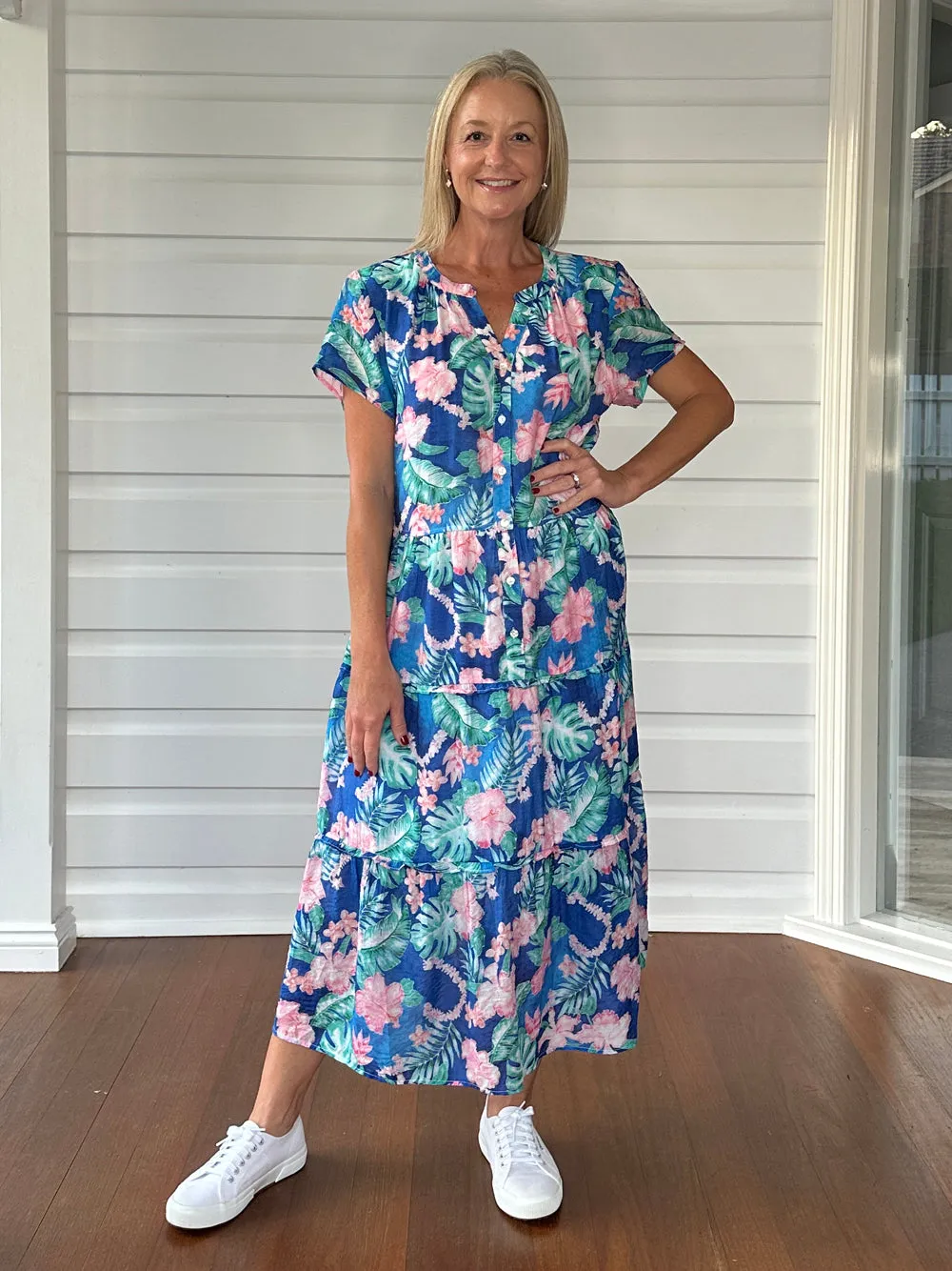 Santa Monica Floral Dress - Multi