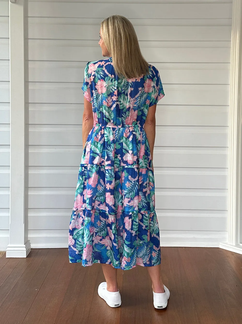 Santa Monica Floral Dress - Multi