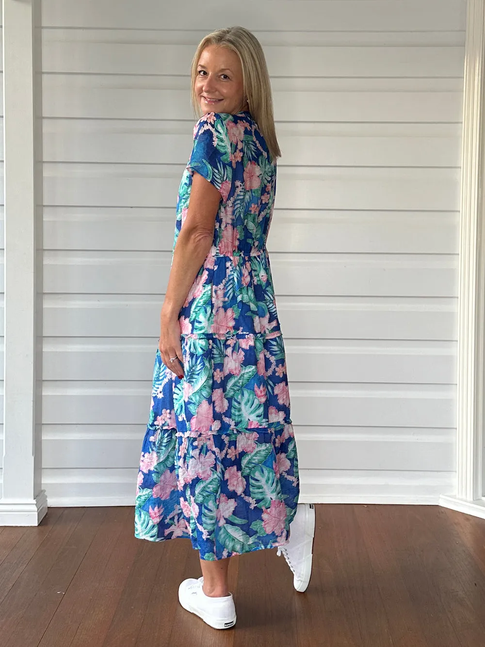 Santa Monica Floral Dress - Multi