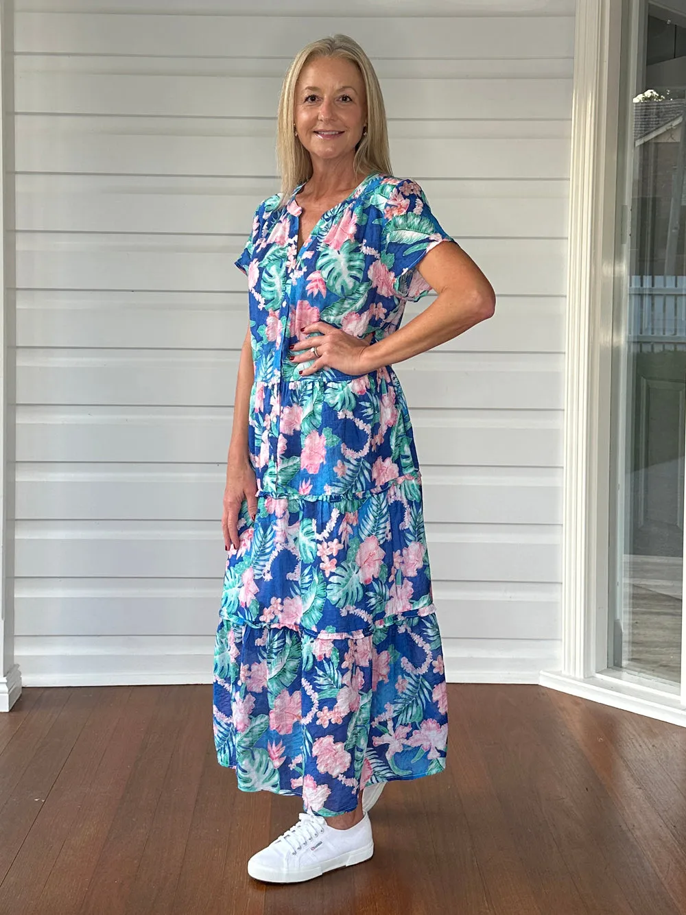 Santa Monica Floral Dress - Multi
