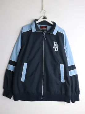 Vintage FUBU Windbreaker Mens Large Blue Y2K