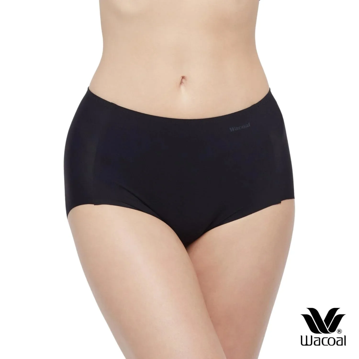 Wacoal Oh my nudes panty กางเกงในไร้ขอบ เนียนเรียบ รูปแบบเต็มตัว Set 3 ชิ้น รุ่น WU4T99 คละสี (สีเบจ-สีดำ-สีโอวัลติน)